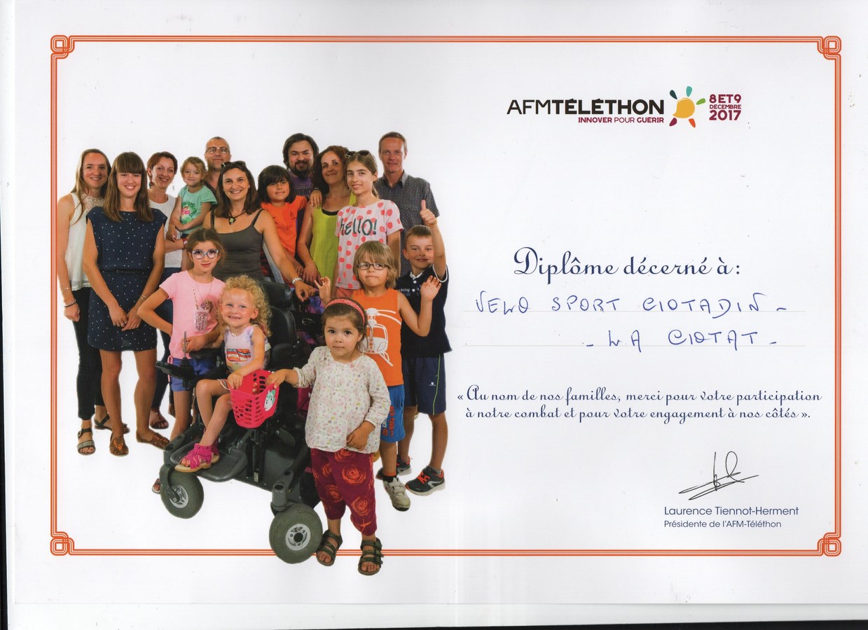 diplôme téléthon Copier