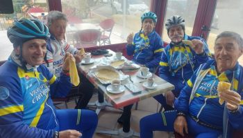 Sortie crêpes des cyclosportifs